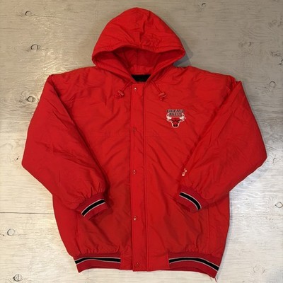 Vintage 90s NBA Starter Chicago Bulls Full Zip Hooded Basketball