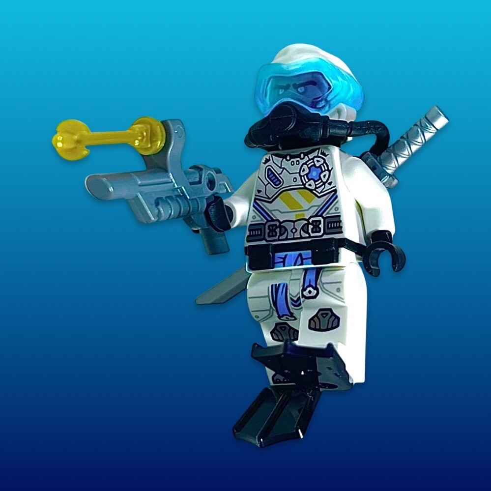 LEGO NINJAGO SEABOUND Scuba Zane Mini Figure 71756 71754 | eBay