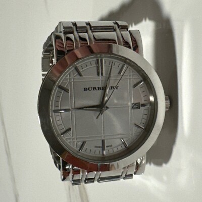 Burberry BU1350 Stainless Steel Watch 38mm Quartz Analog Display