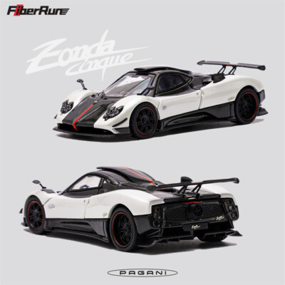 Fiber run 1:64 Pagani Zonda Cinque white Diecast Model Car | eBay