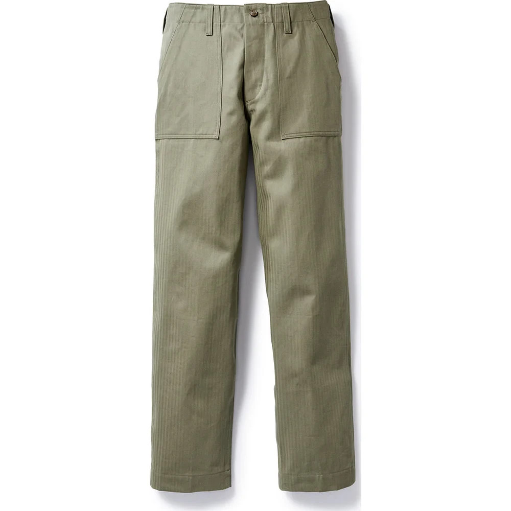 Filson Herringbone Supply Pant 20087231 MADE IN USA Olive Dark