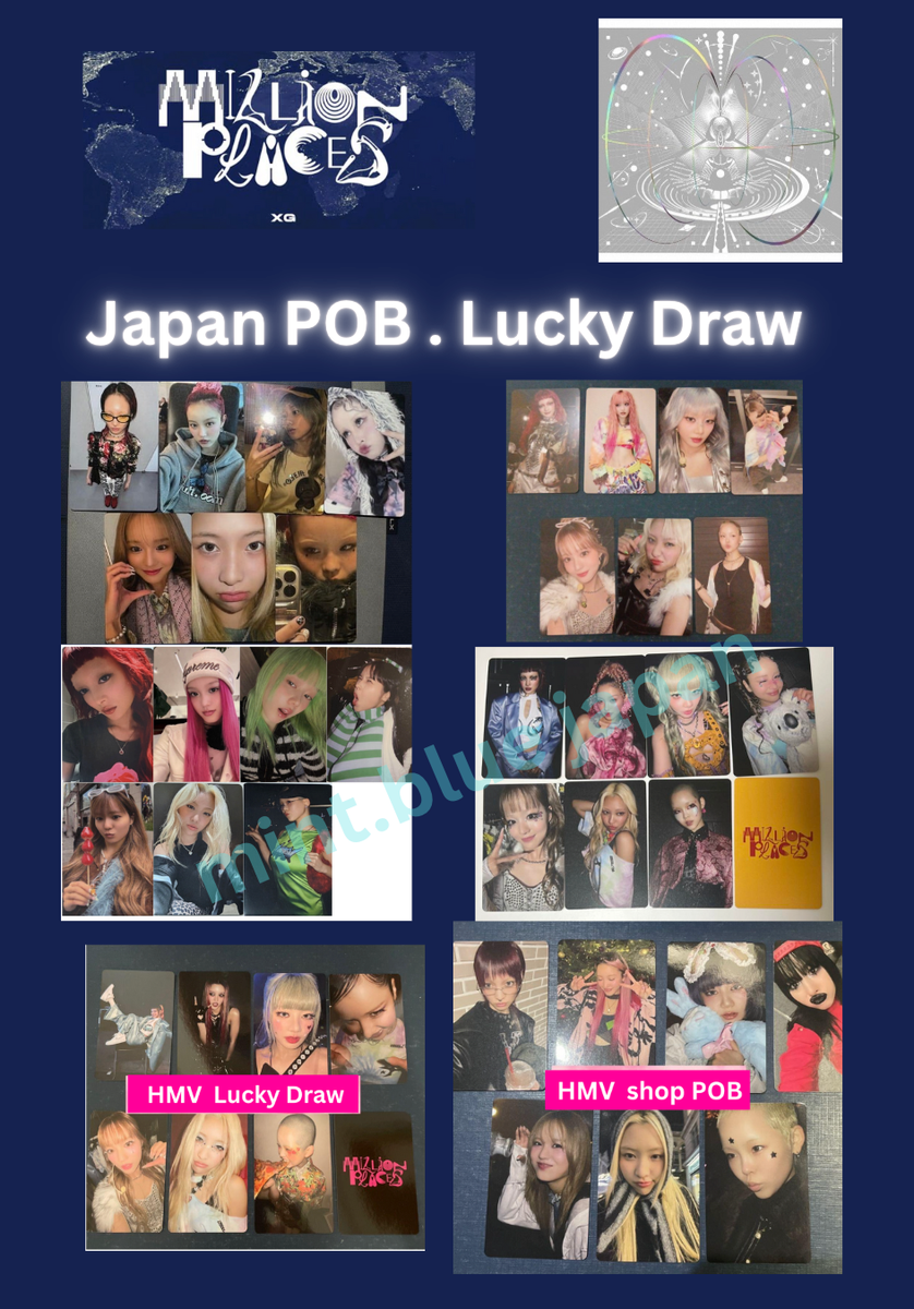 XG MILLION PLACES Official Japan Shop POB Photo card ALPHZ amazon