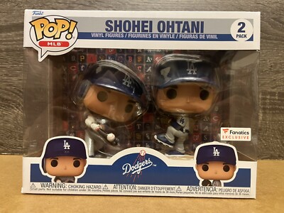 Funko Pop! MLB: SHOHEI OHTANI DODGERS 2 Pack FANTATICS Exclusive