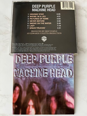 Deep Purple Machine Head CD ORIGINAL EARLY PRESS! Warner W2-3100