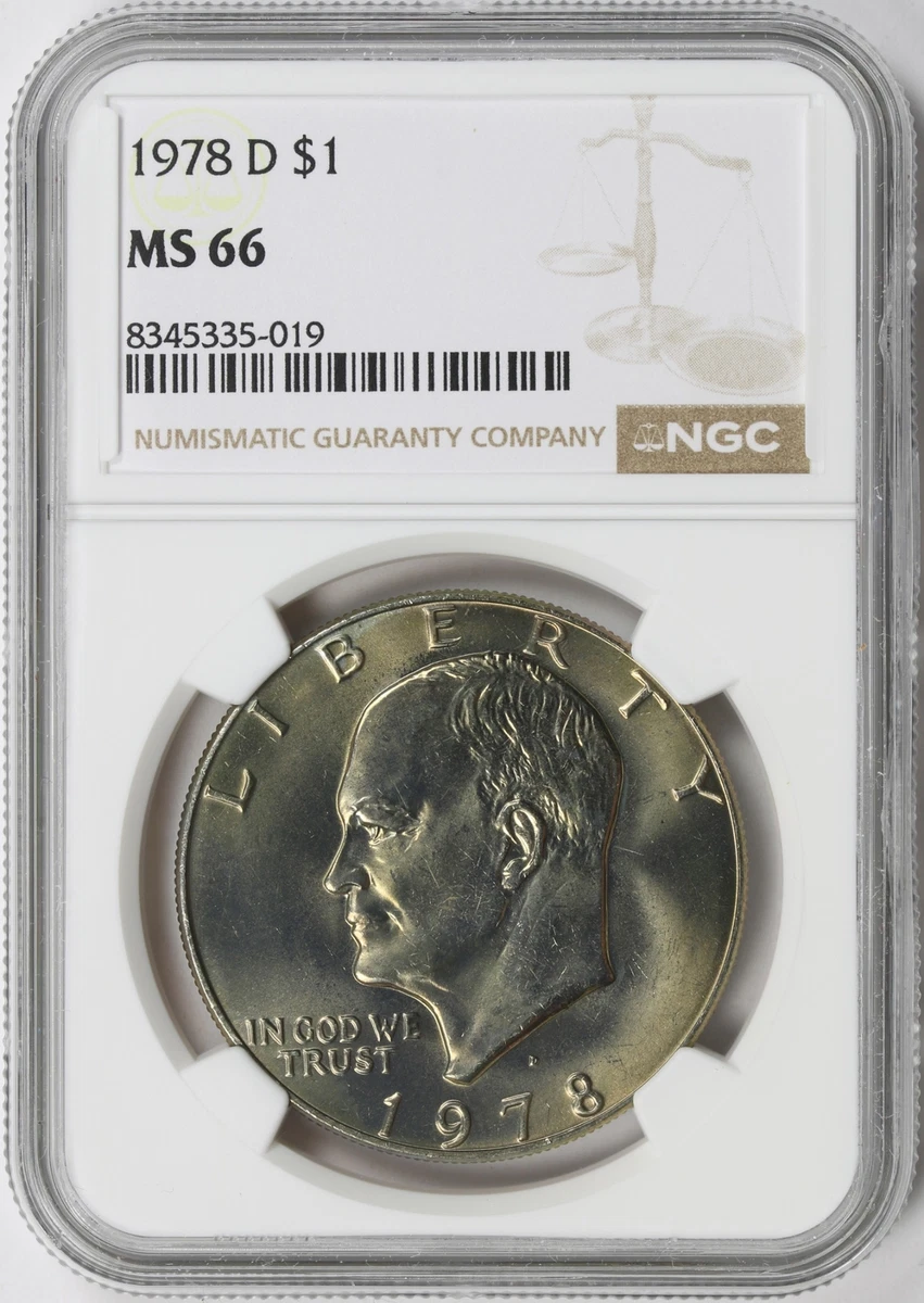MS 66 Graded 1978 Eisenhower Dollars (1971-1978) for sale | eBay