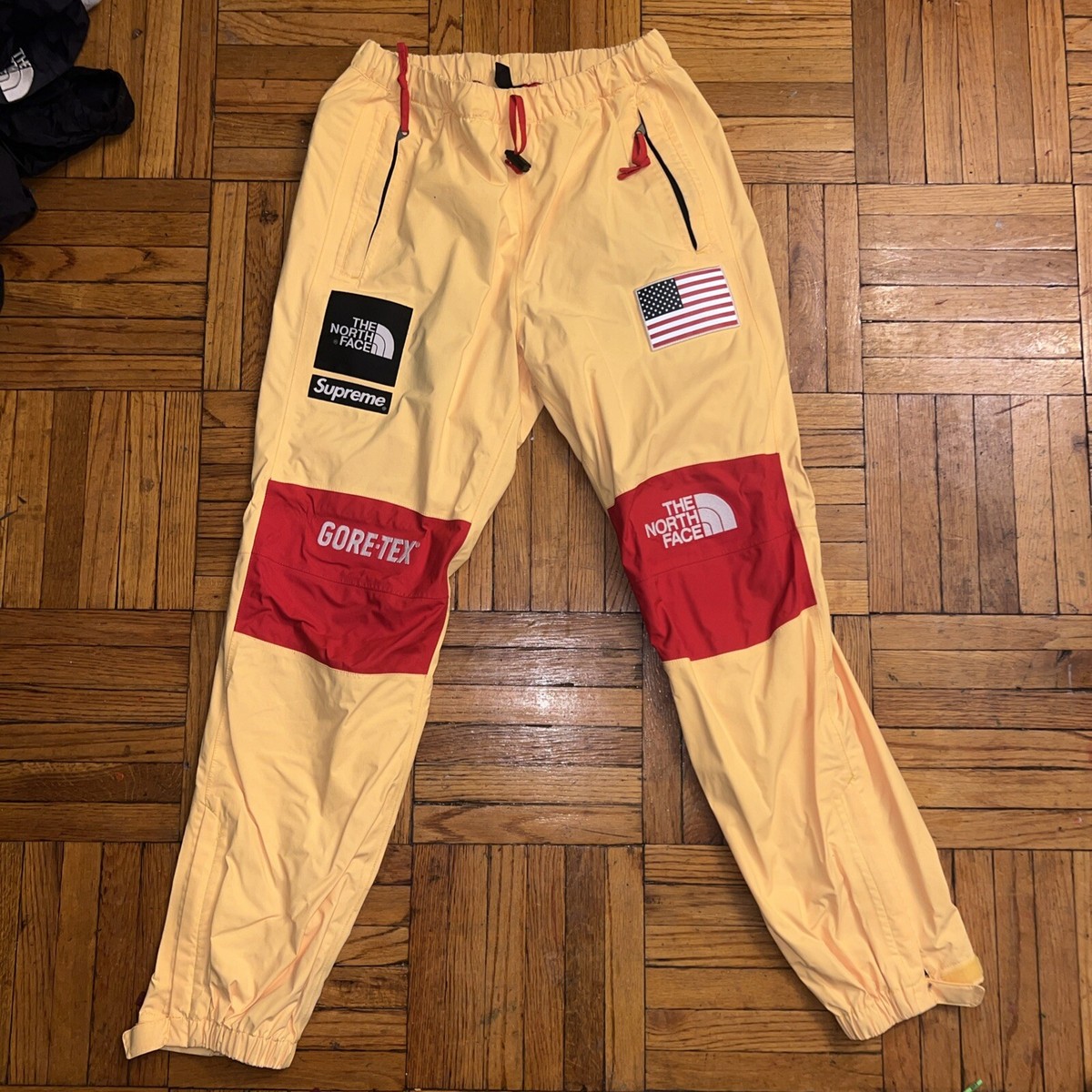 Supreme North Face Gore-Tex Pants - Transatlantic - Yellow - Size