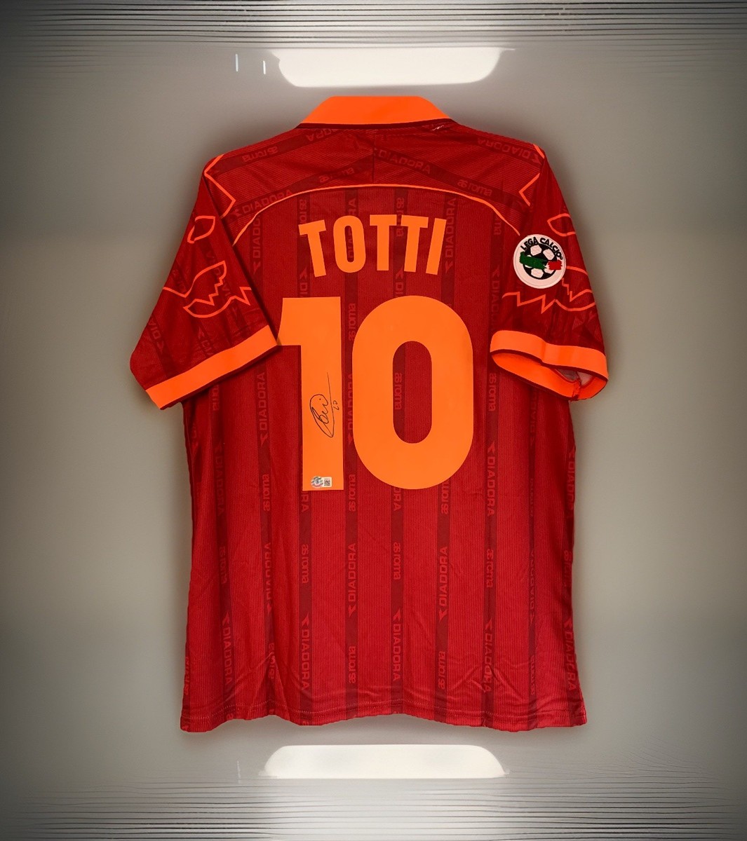 Francesco Totti Signed Autographed AS Roma 1999/00 Home Jersey