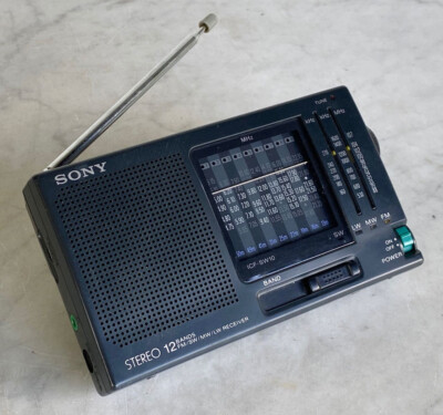 SONY Stereo 12 Bands FM SW MW LW Portable Receiver Shortwave Radio