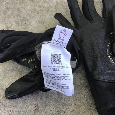 Arc'teryx Alpha SL Gloves Gore Tex Black Large Unisex Leather | eBay