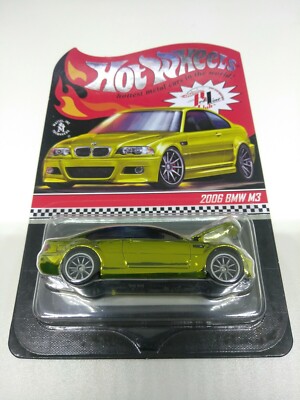 2021 HOT WHEELS RLC 2006 BMW M3 E46 SPECTRA FLAME YELLOW PAINT