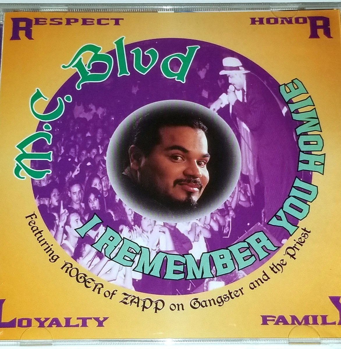 MC BLVD SEALED HOMIE REMEMBER LATIN RAP G FUNK 1997 ZAPP ROGER R&B