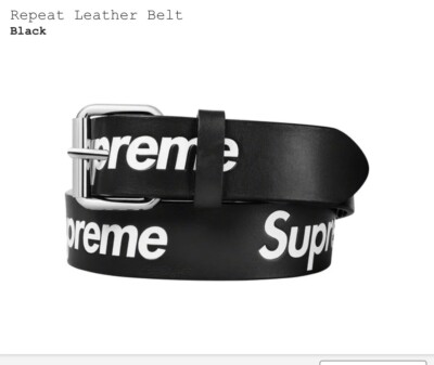 小物 23FW Supreme Blackmeans Belt Black Small Supreme blackmeans
