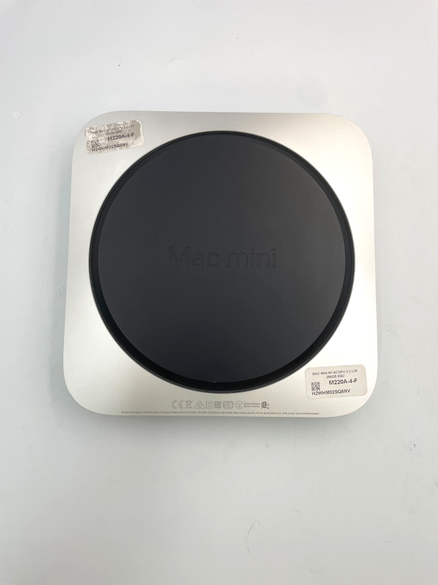 Apple Mac Mini A2348 (2020) M1 Chip 3.2GHz 8GB RAM 256GB SSD - 8C