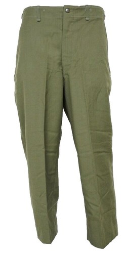 Vintage Military Pants Green OG 507 Baker 70s Utility Mens 30x29