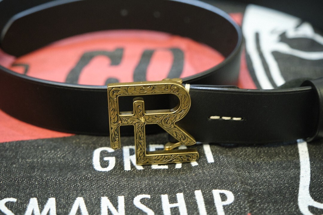 Ralph Lauren Purple Label RL Logo Buckle Leather Belt POLO sz36 | eBay