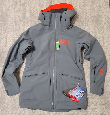 Women's Helly Hansen Powderqueen Ullr Infinity Jacket Blue XS | eBay