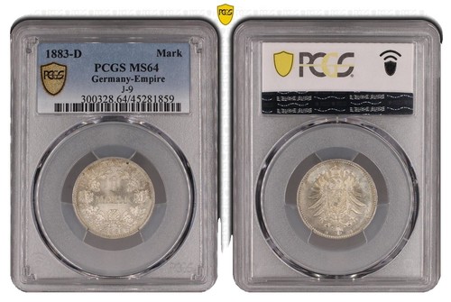 A1899年1 Sen & 1919年5 Sen セットPCGS認証 A1899年1 Sen & 1919年5