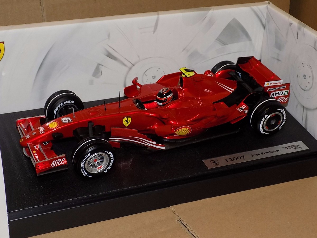 FERRARI F2007 KIMI RAIKKONEN 2007 #6 HOTWHEELS N4658 1:18 | eBay