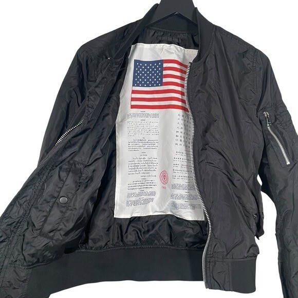 Alpha Industries Size XS Reversible MA-1 Bomber Jacket in Black | eBay