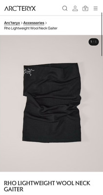 Arcteryx RHO LIGHTWEIGHT WOOL NECK GAITER NWT Fast Shipping | eBay