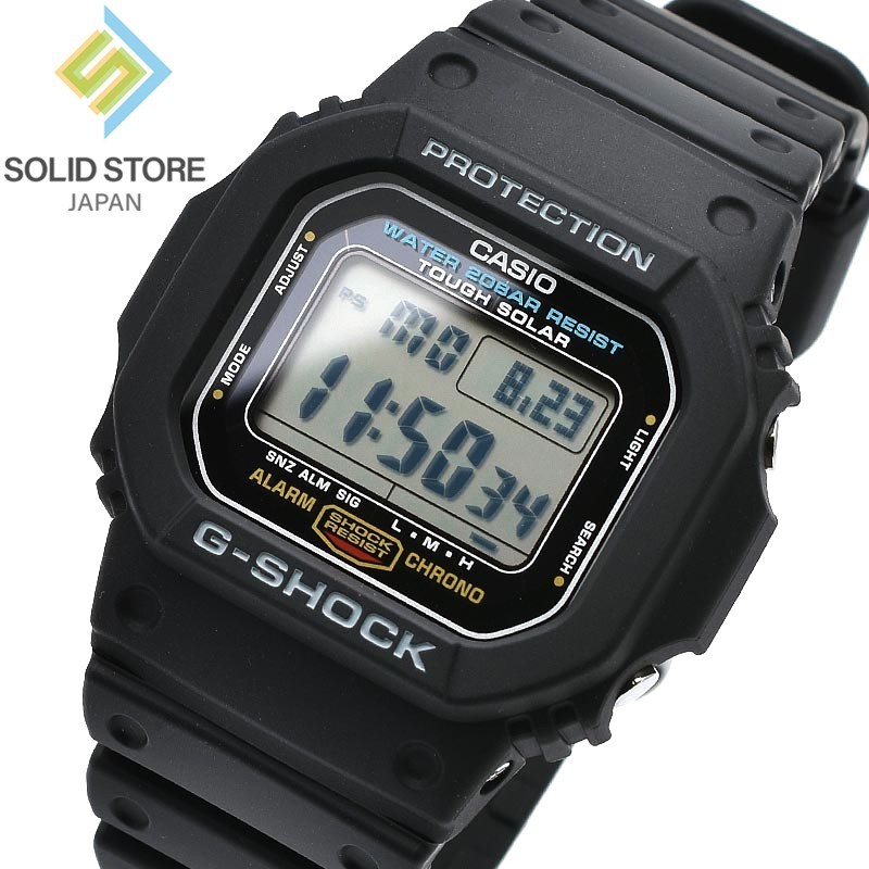 CASIO G-SHOCK G-5600UE-1JF Origin Tough Solar Digital Watch Black