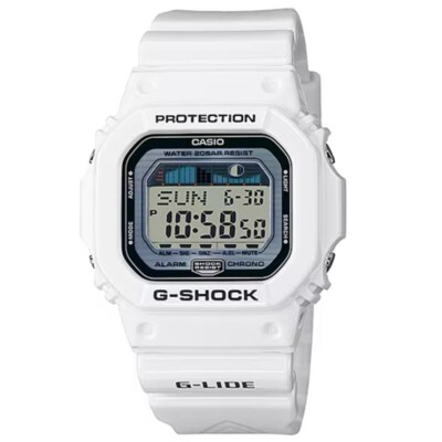 CASIO G-SHOCK GLX-5600-7JF G-LIDE White Tide Moon Data World Time