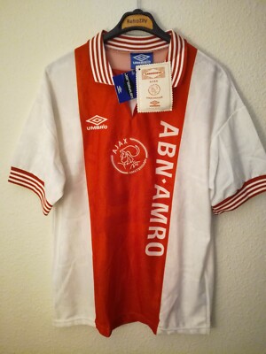 AJAX 1996-1997 BNWT ABN-AMRO camiseta shirt trikot maillot maglia