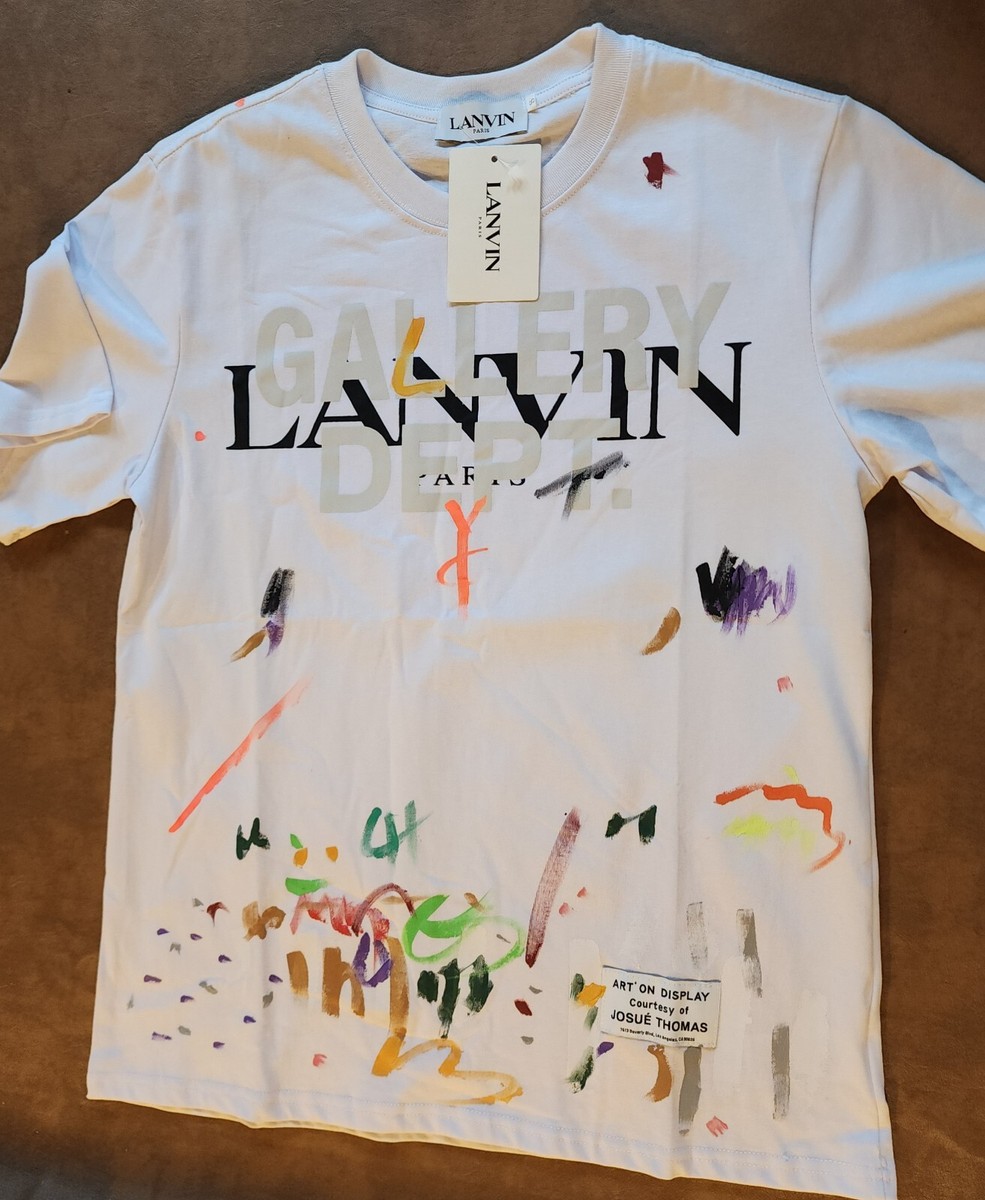 Gallery Dept. x Lanvin Collaboration Painted T-Shirt Size S - NEW