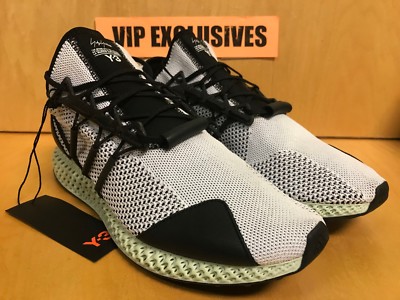 ADIDAS Y-3 RUNNER 4D BLACK WHITE FUTURECRAFT AQ0357 ONLY 200 MADE