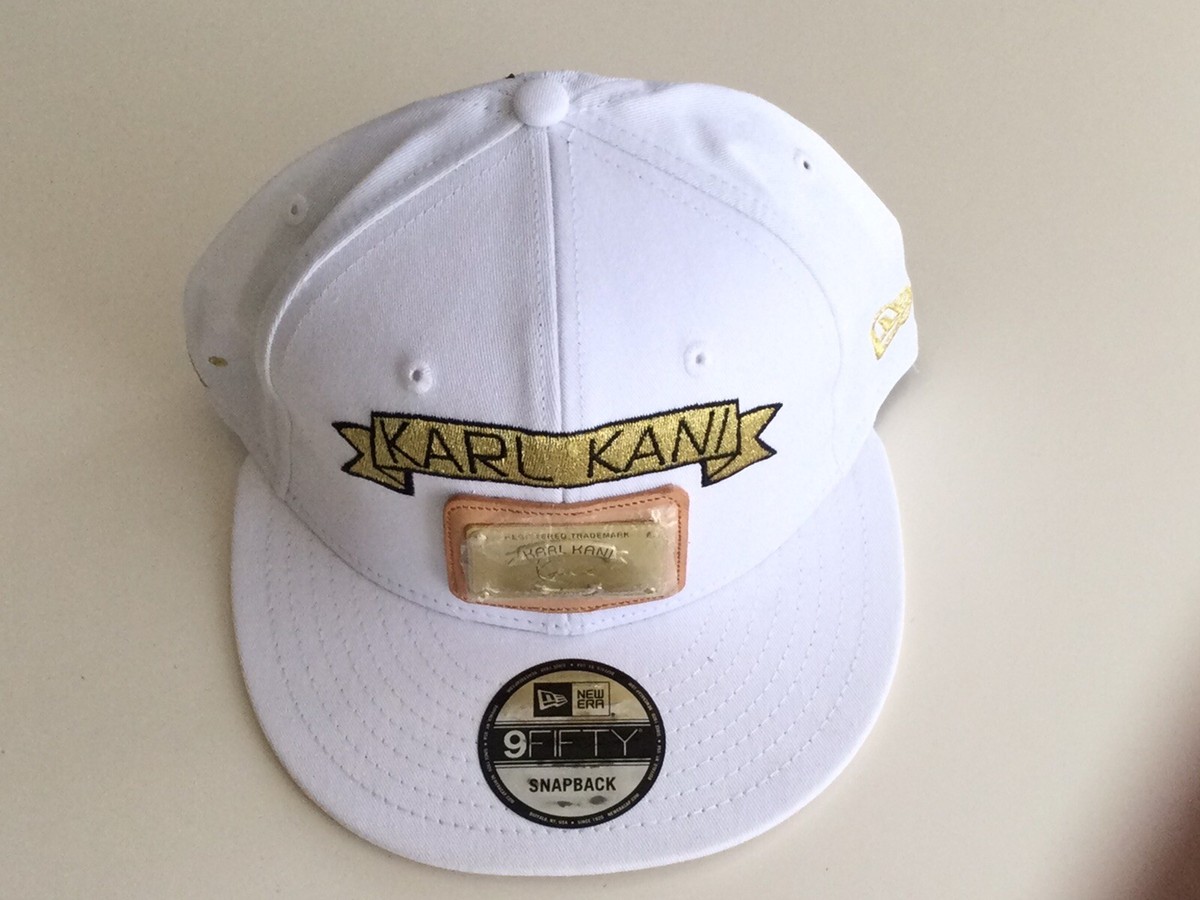 Karl Kani New Era Gold Plate Snapback Embroidered White Hat | eBay