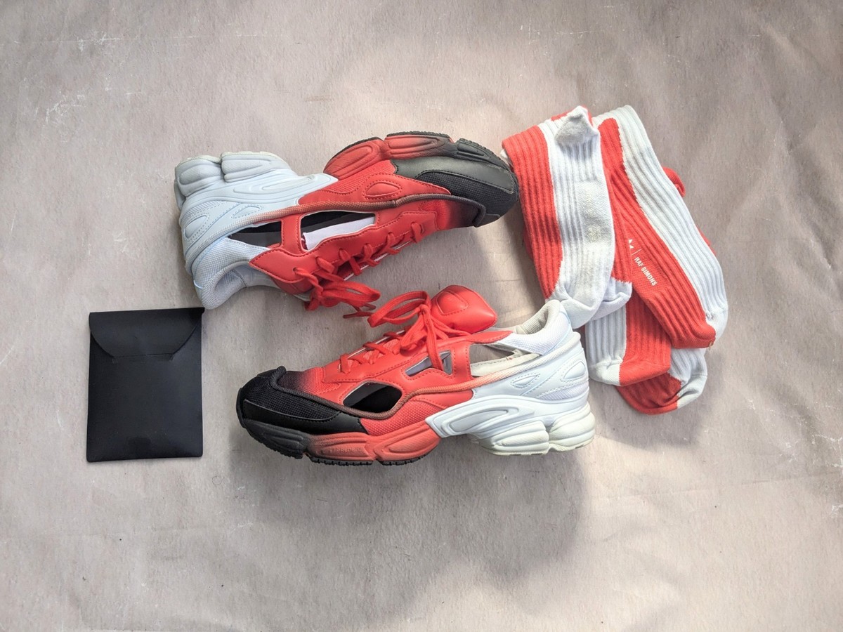 Adidas Raf Simons Ozweego Replicant Red Black Men 9 Sneakers Shoes