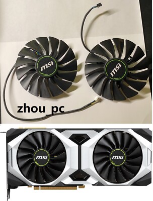 GPU Replacement Cooling Cooler Fan 88mm For MSI RTX 2080 Super