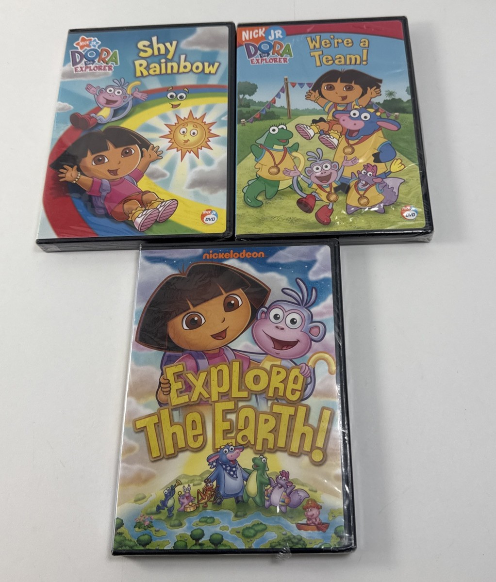 Dora the Explorer DVD Lot of 3 Sealed Nick Jr Nickelodeon | eBay