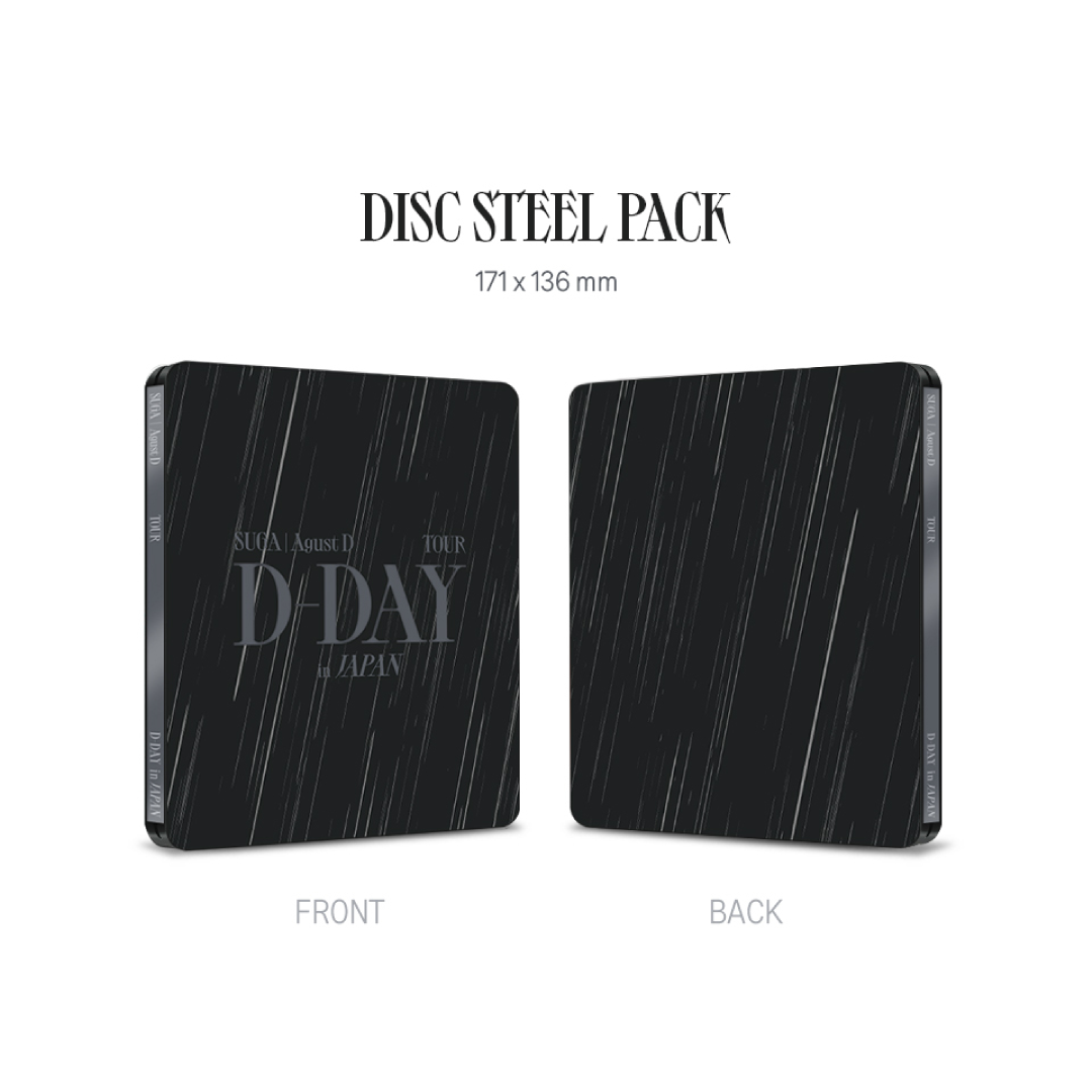 SUGA Agust D TOUR D-DAY in JAPAN 2 Blu-ray Photobook PROV-4039 w