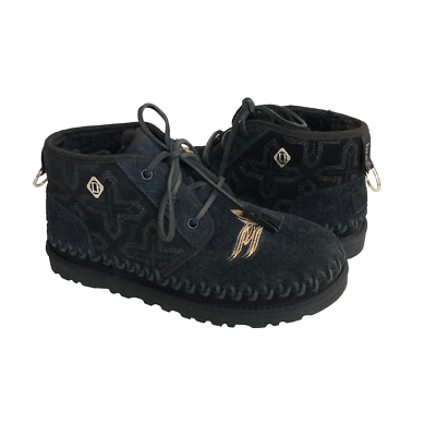 UGG X CHILDREN OF DISCORDANCE MEN NEUMEL BLACK SUEDE SHOES US 10