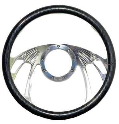 Billet Specialties Slasher Steering Wheel 14 inch 35cm Half Wrap