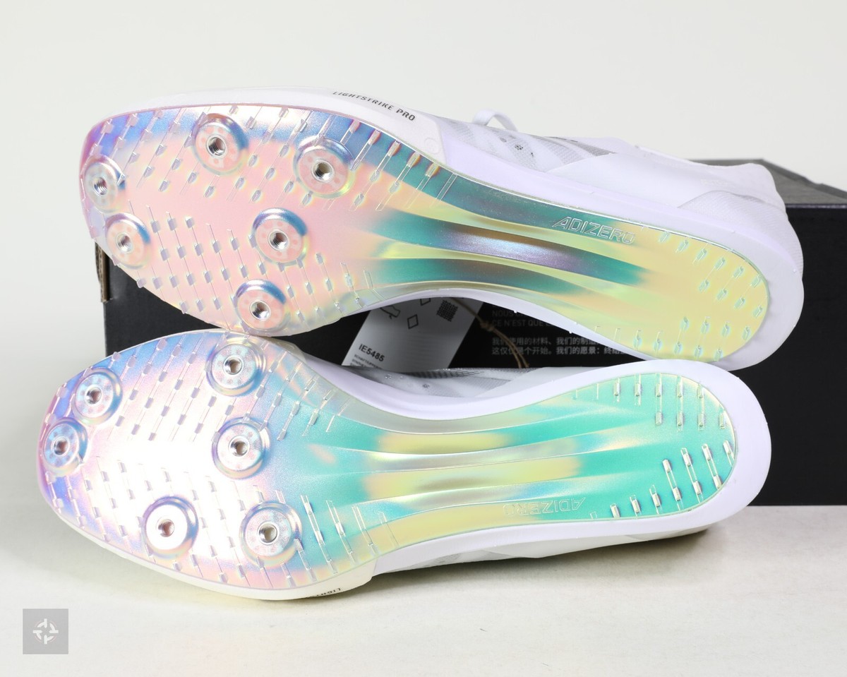 Adidas Adizero Prime SP2 White Athletic Track Spikes Men's Size