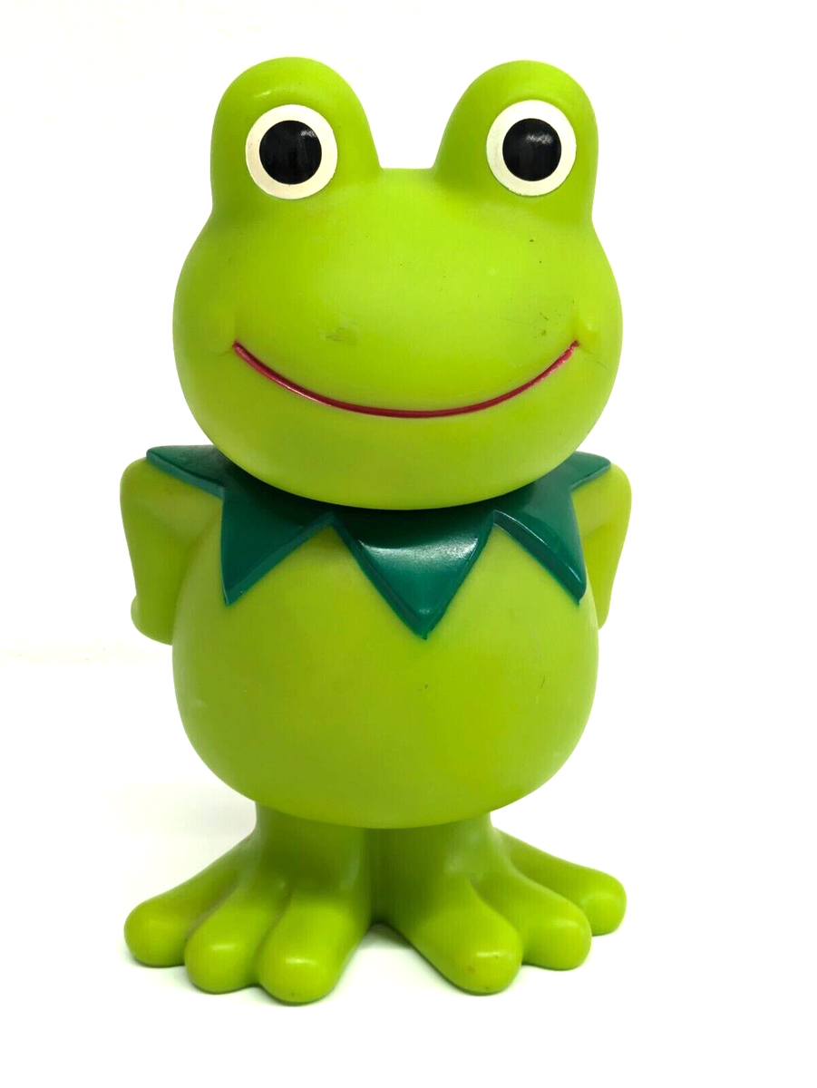 Von Traumer Kerotan Soft Vinyl Piggy Bank 8.7 x 5.5 x 4.3 in Frog