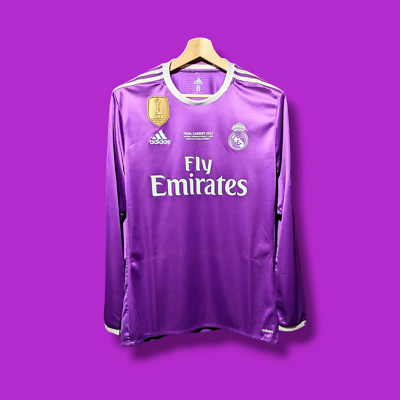 16/17 Real Madrid Champions League Final Player Issue Away Jersey