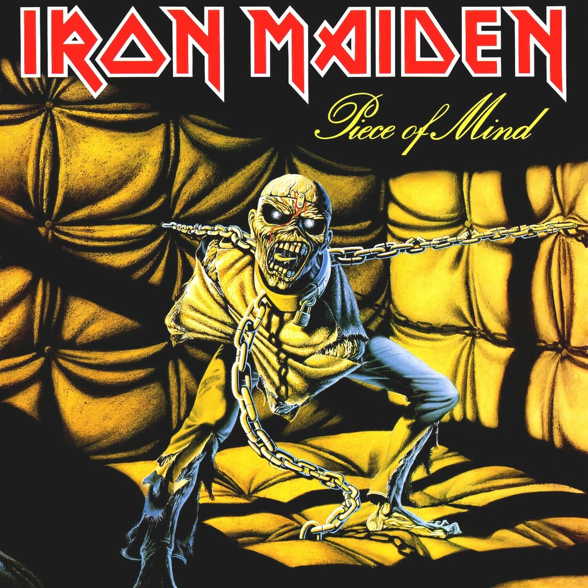 Iron Maiden Piece Of Mind 12x12 Album Cover Replica Poster Print