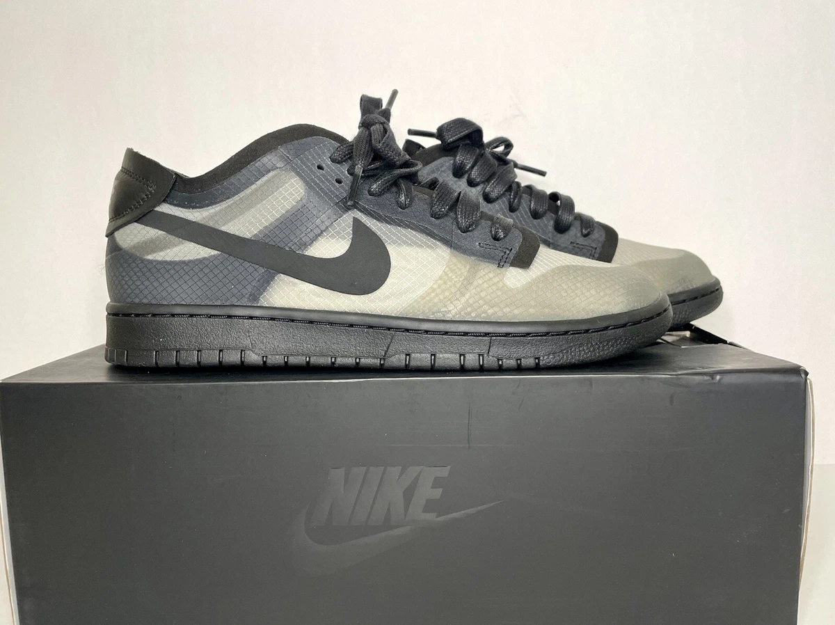 Nike Comme des Garçons x Dunk Low Black Clear W for sale | eBay