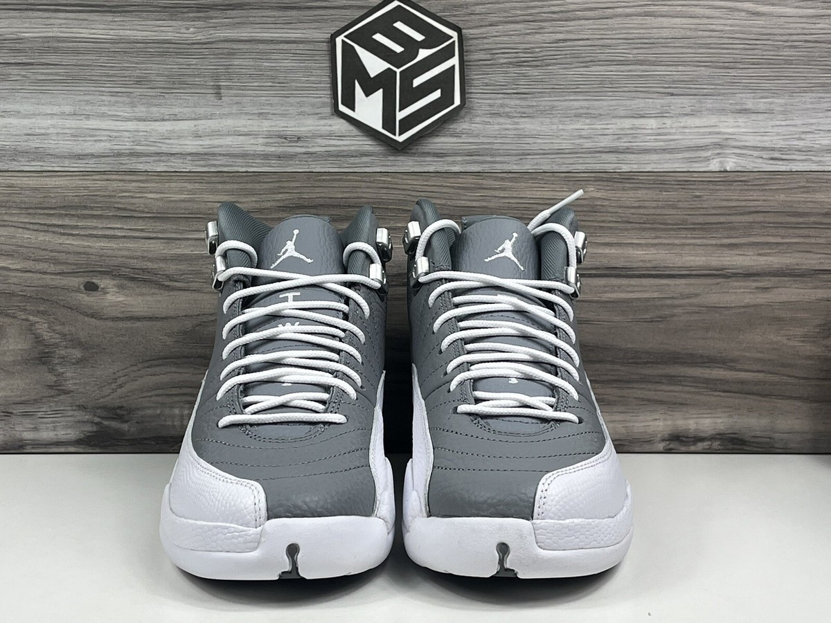 NEW* GS Air Jordan 12 Retro Stealth | Grey White | Multiple Sizes
