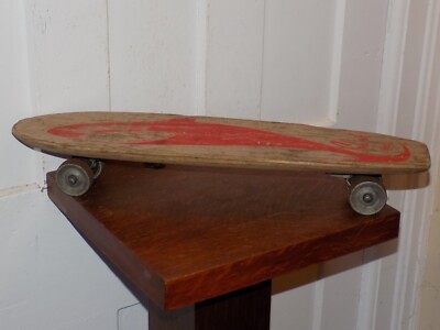 Vintage Shark Wooden Skateboard By Nash with Metal Wheels | eBay