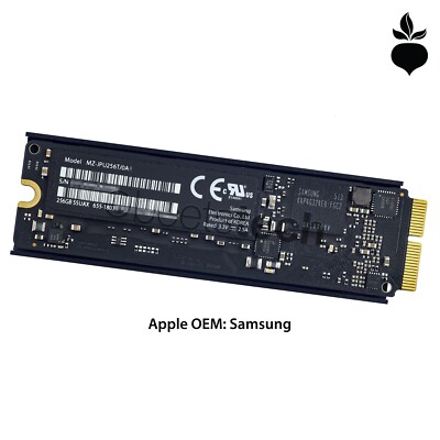 Apple 256GB SSD w/ HEATSINK PCIe 2.0 x2 - Mac Pro A1481 Late 2013