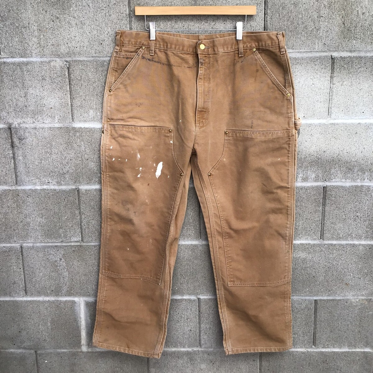 Vintage 90s carhartt workwear double knee made in USA carpenter
