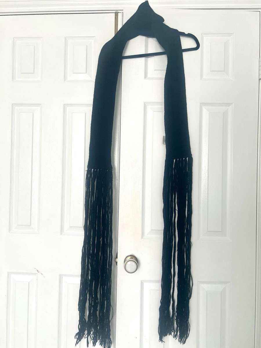 Dior Homme AW04 “VOTC” Long Fringe Scarf by Hedi Slimane – Rare