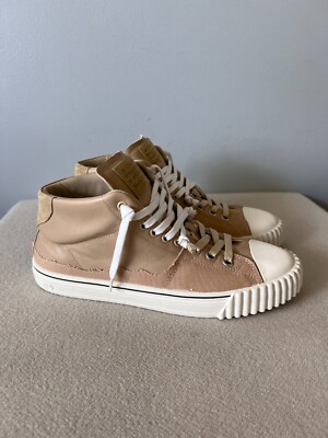 Maison Margiela Evolution Sneakers - Size 41 - Beige Leather