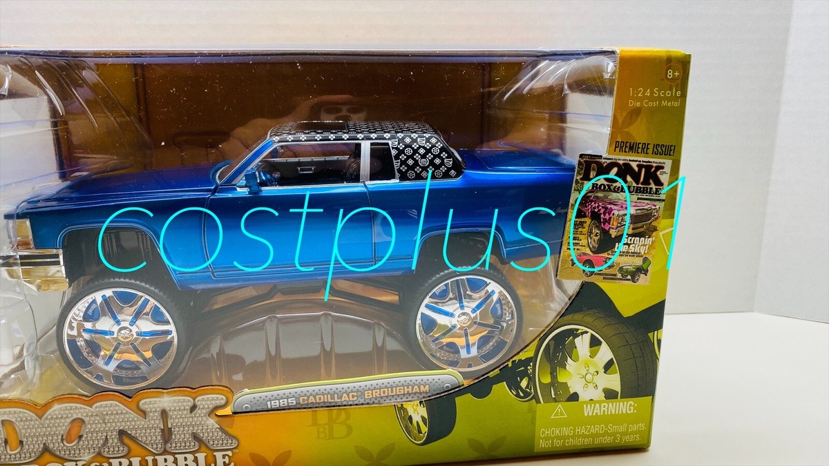 JADA DONK BOX & BUBBLE 1985 CADILLAC BROUGHAM 1:24 BLUE | eBay