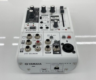 Yamaha AG03 3 Channel Mixing Console Computer Audio Interface | eBay