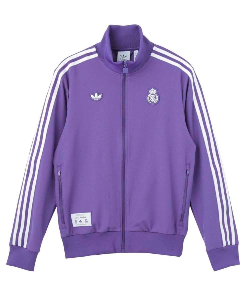 adidas Real Madrid Terrace Icons Track Top Purple Originals New